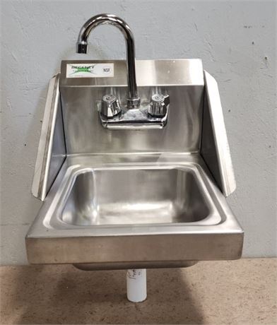 Small Stainless Service Sink...14x16x10