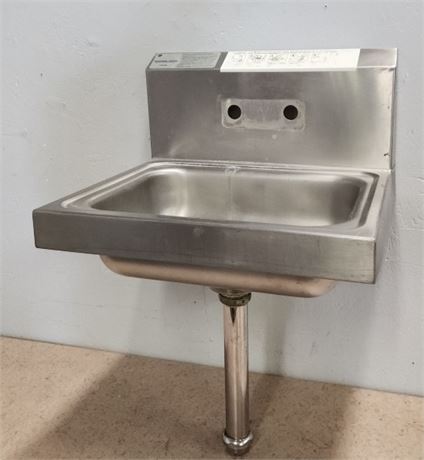 Small Stainless Service Sink...17x9