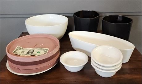 Assorted Glass Bowls/Containers/Liners (F)