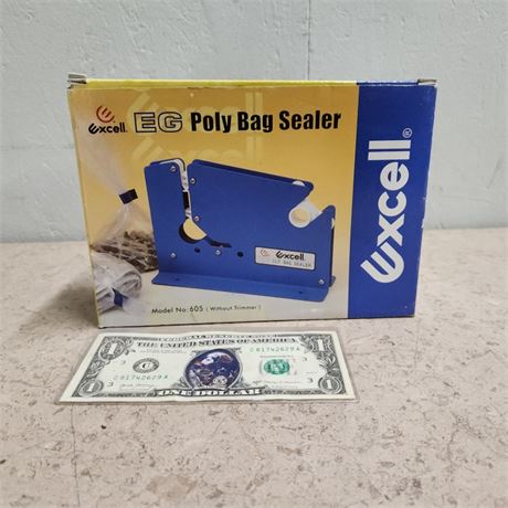 New Exel Poly Bag Sealer