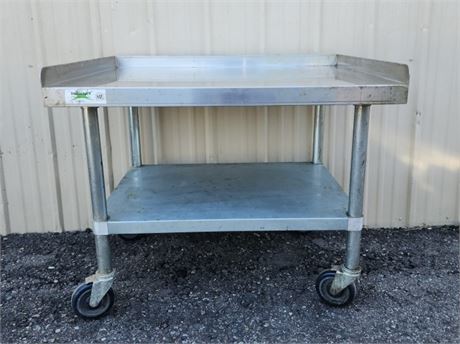 Portable Food Safe Stainless Equipment Cart...36x30x30