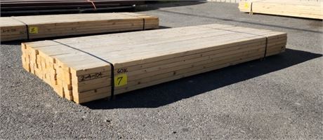 2x4x104" Lumber - 60pc. (Bunk #7)