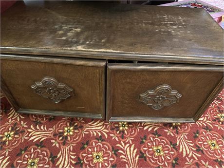 Vintage Vinyl Record Cabinet