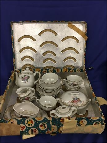 Vintage Miniature Table Set