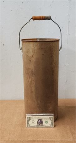 Tall Vintage Bucket - 9" Diameter x 20"