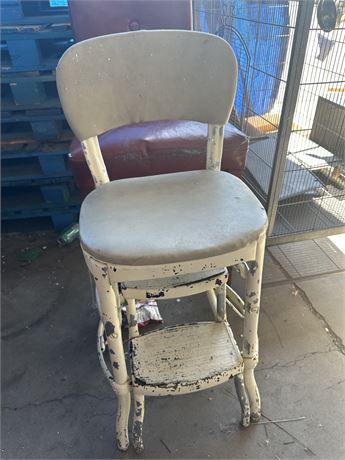 Old Chair w/ Stepstool