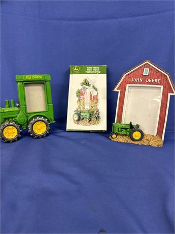 John Deere Frames and Thermometer