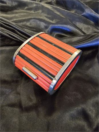 Retro Art Deco Cigarette Holder - Red and Black