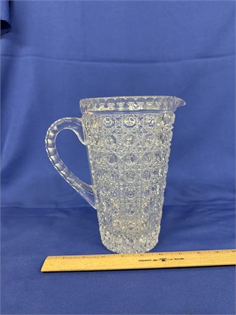 Cut Crystal Pitcher