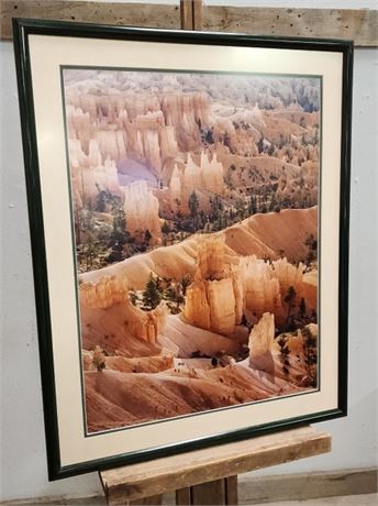 Framed Brian Herd "The Formations" Mountainscape Photo Print - 25x31