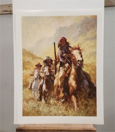 'Legend of Geronimo' Howard Terpning Limited Edition S/N -101/133 w/ COA