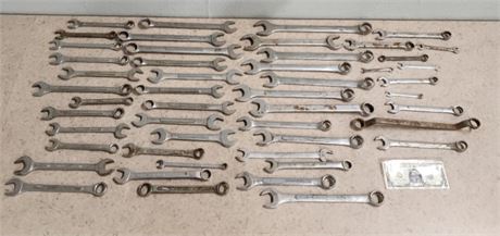 Assorted SAE & Metric Wrenches
