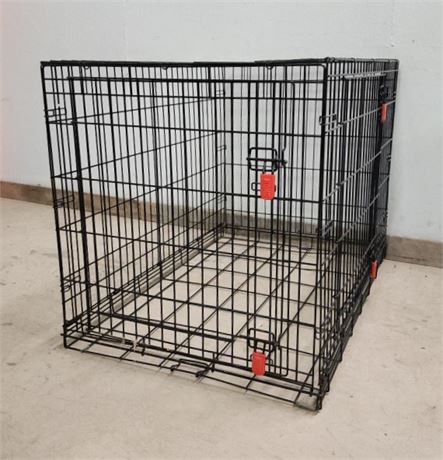 Large Dog Crate with Double Doors...42x28x28