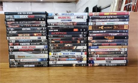 Assorted DVDs...54pc