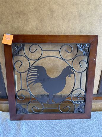 Metal Chicken Wall Decor