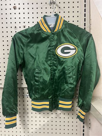 Chalkline Green Bay Packers Satin Jacket Size 10/12