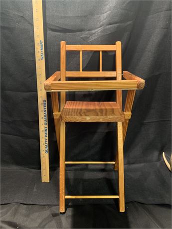 High Chair for Baby Dolls