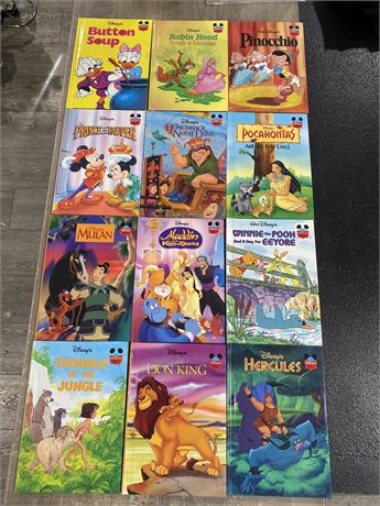 Lot of 12 Disney Hardcover Books