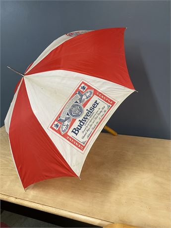 Vintage Budweiser Umbrella