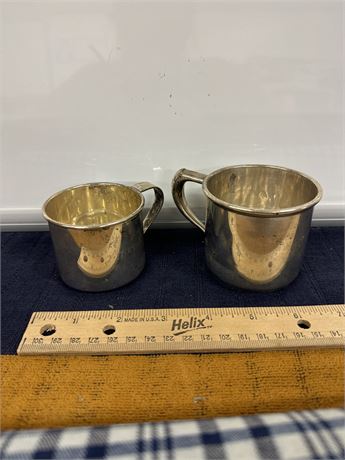 Vintage Sterling Baby Cups