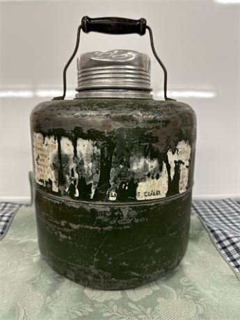 Vintage Porcelain Lined Water Cooler