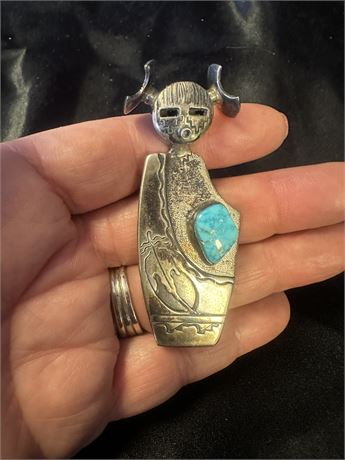 Native American BR Sterling pin