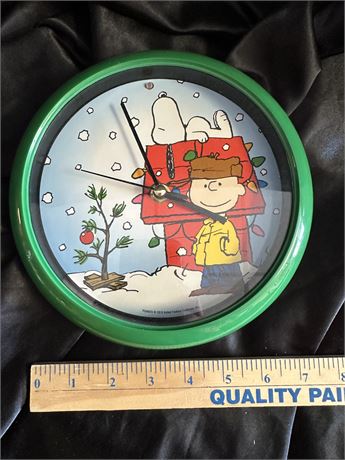 Charlie Brown and Snoopy Clock