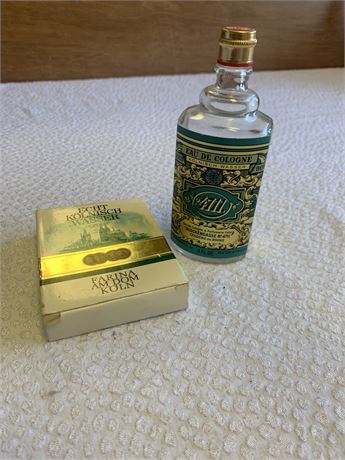 Vintage Perfume Bottle and Soap