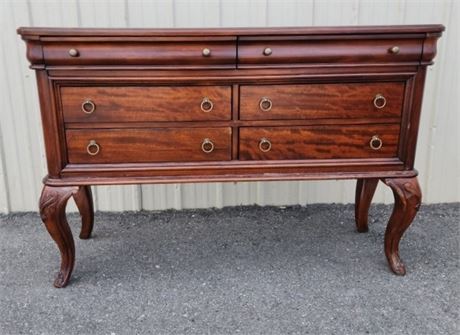 Victorian Style Solid Wood Dresser - 56x18x37