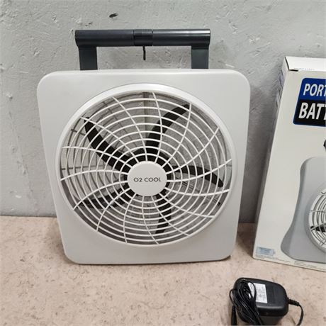 New Battery-AC Powered Fan