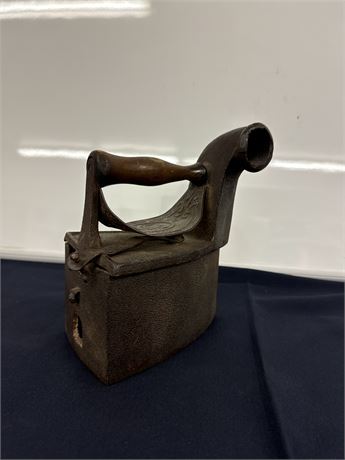 Antique cast-iron sad iron