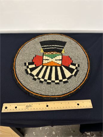 Vintage woven emblem