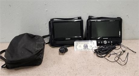 Sylvania DVD Player & Monitor with Case