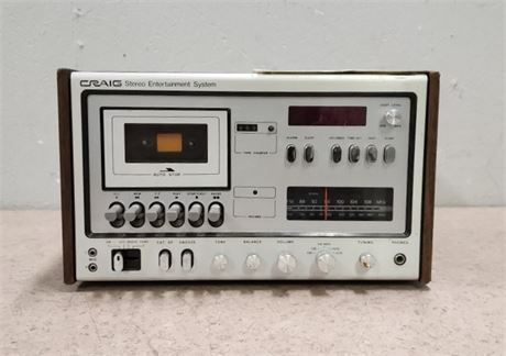Vintage CRAIG Cassette AM/FM Stereo System