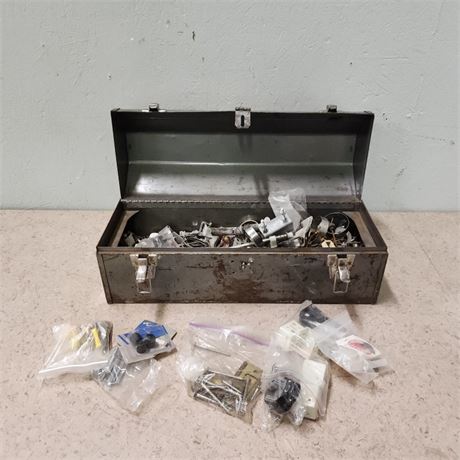 Craftsman Toolbox with Assorted Hardware