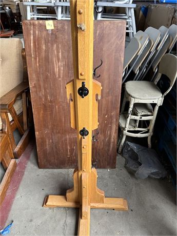 Wooden Coat Rack