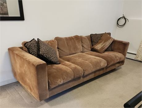 Couch and Accent Pillows - 80"x36"x26"