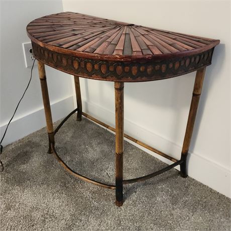Cool Wood Accent Table...32x17x27