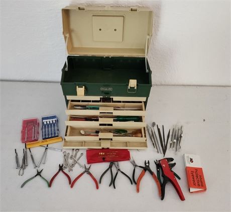 Nice PLANO Tackle Box with Train And Specialty Tools