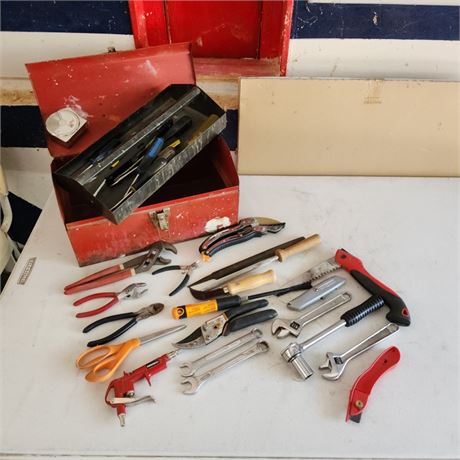 Assorted Tools with Toolbox