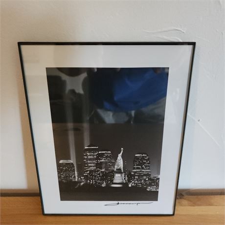 Framed New York Skyline Print...8x10