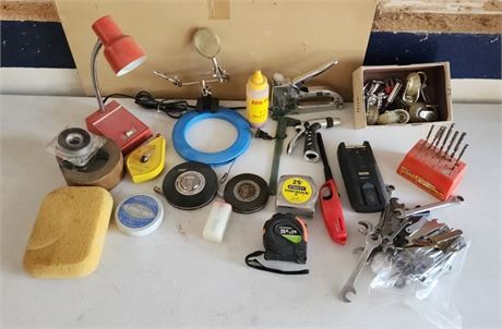 Assorted Handyman Tools/Layout Tapes
