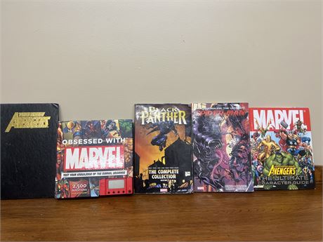 Set of Five Marvel Books