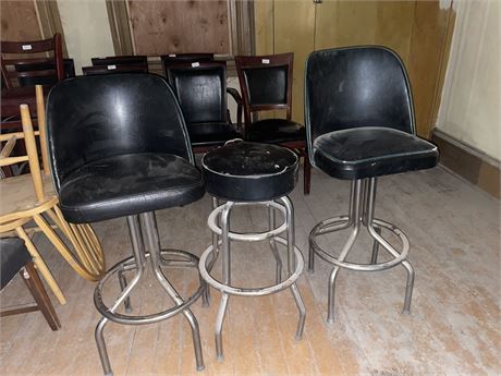 3 Assorted Bar stools
