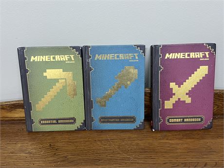 Set of 3 Minecraft Books