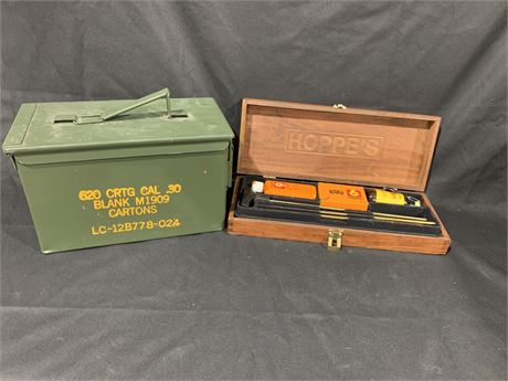 Deluxe Gun Cleaning Kit & Ammo Box