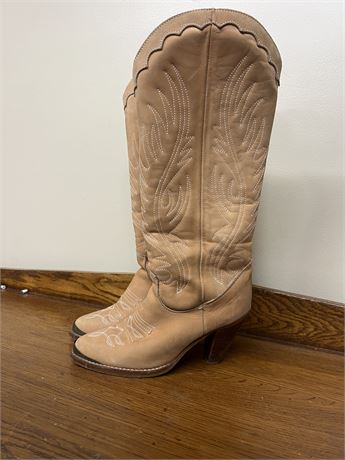 Zodiac Women’s Knee High Western Suede Boots Size 6 1/2