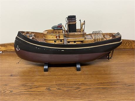Vintage Tug Boat Model