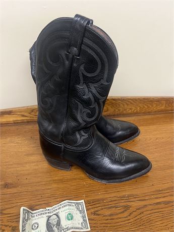 Tony Lama Men’s Black Western Cowboy Boots