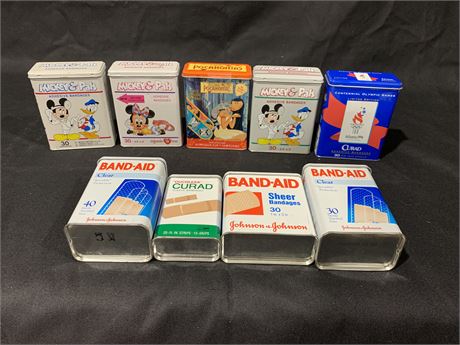 Set of 9 Band-Aid Packs
